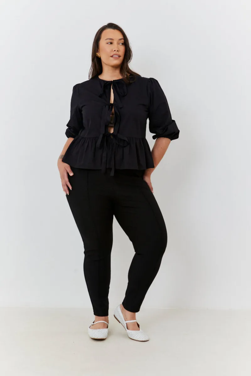 Seam Detail Trousers|In The Style Outlet