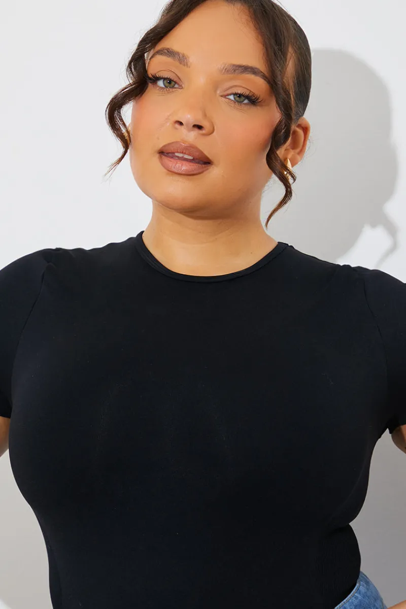 Seamless Crew Neck Snatched Shapewear Bodysuit|In The Style Outlet