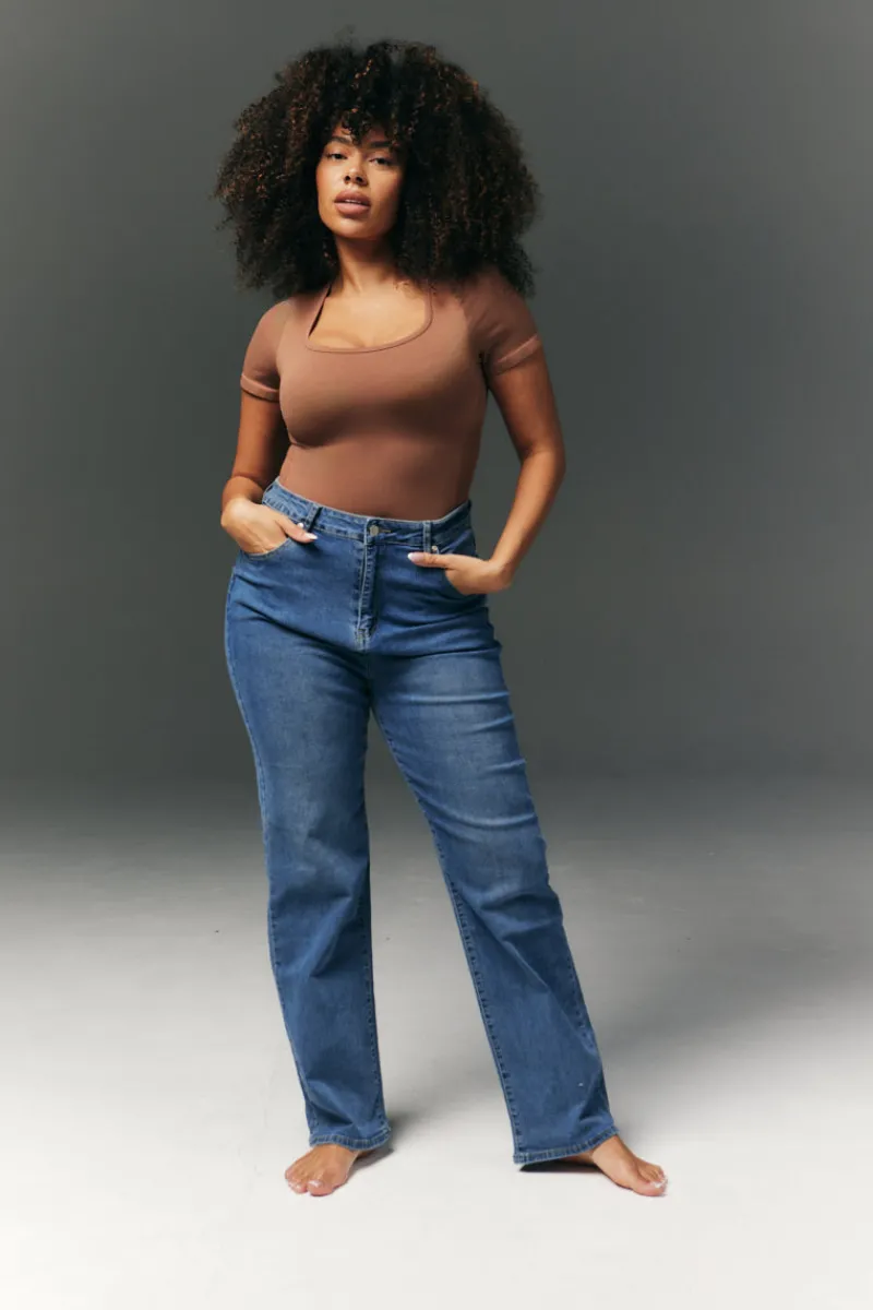 Seamless Scoop Neck Snatched Shapewear Top|In The Style Outlet