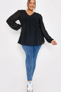 Shirred Bust Smock Top|In the Style New