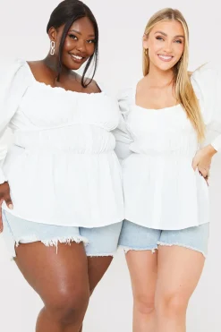 Shirred Button Down Blouse|In the Style New