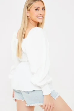 Shirred Button Down Blouse|In the Style New