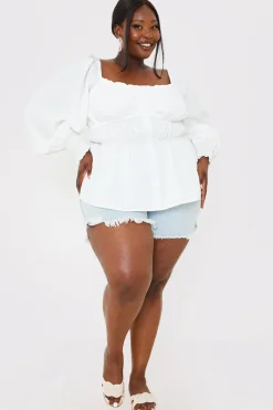 Shirred Button Down Blouse|In the Style New