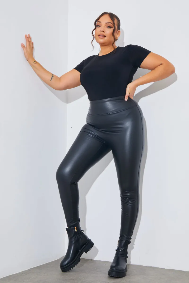 Short Sleeve Double Layer Slinky Bodysuit|In The Style Sale