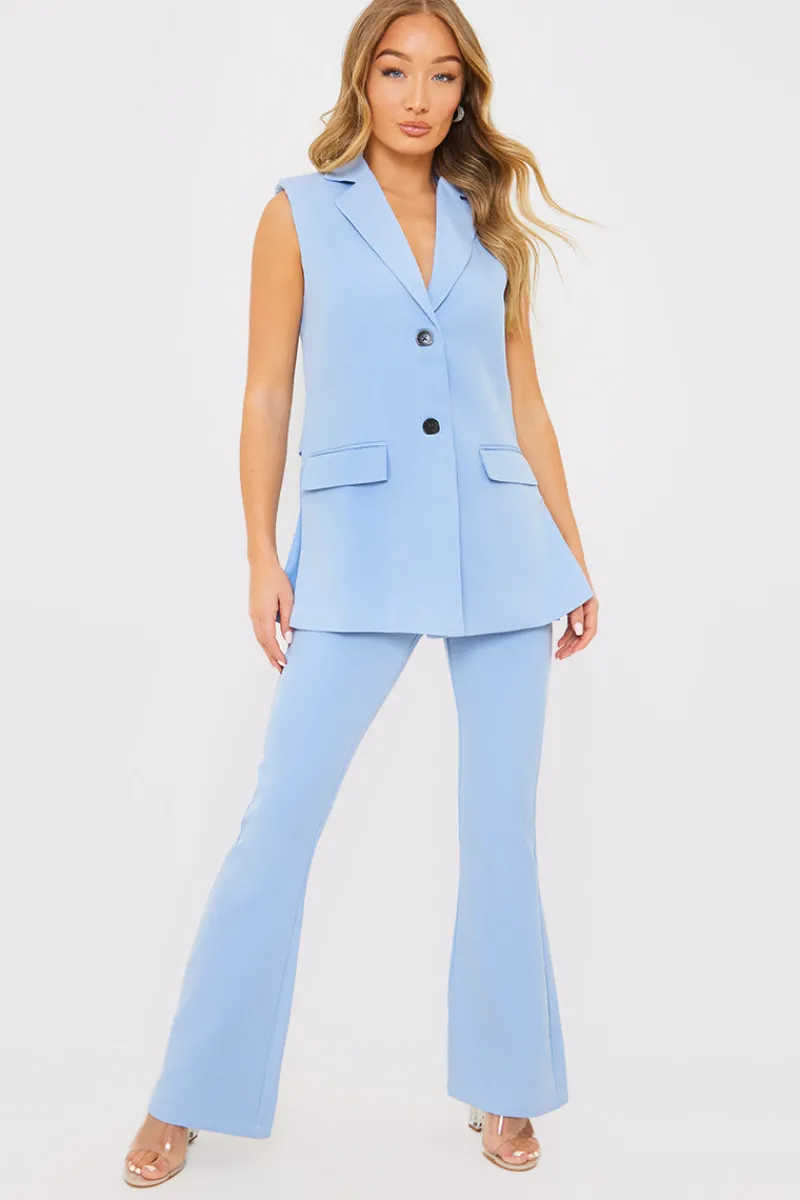 Sleeveless Oversized Blazer|In the Style Online