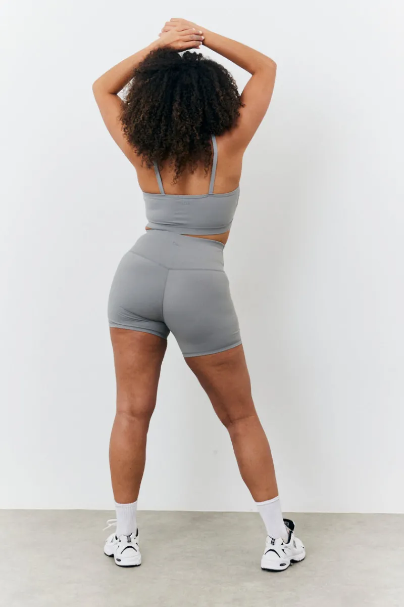 Soft Touch Cross Over Waist Cycling Shorts|In the Style Online