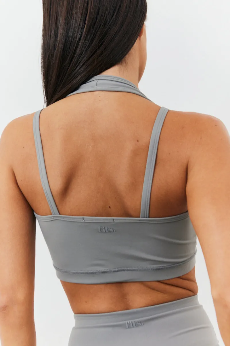 Soft Touch Medium Support Halter Neck Sports Bra|In the Style Discount