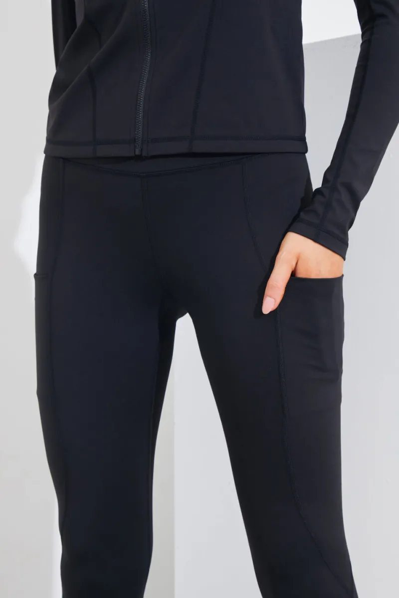 Soft Touch Seam Detail Leggings|In The Style New