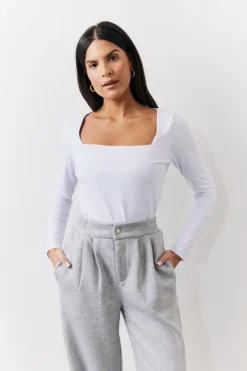 Square Neck Top|In the Style Discount