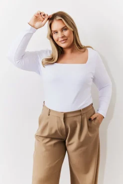 Square Neck Top|In the Style Discount