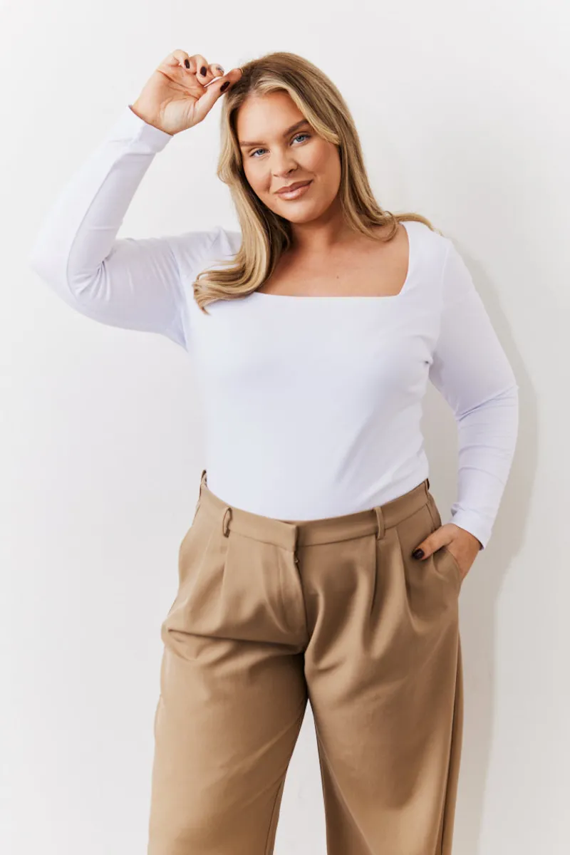 Square Neck Top|In the Style Discount