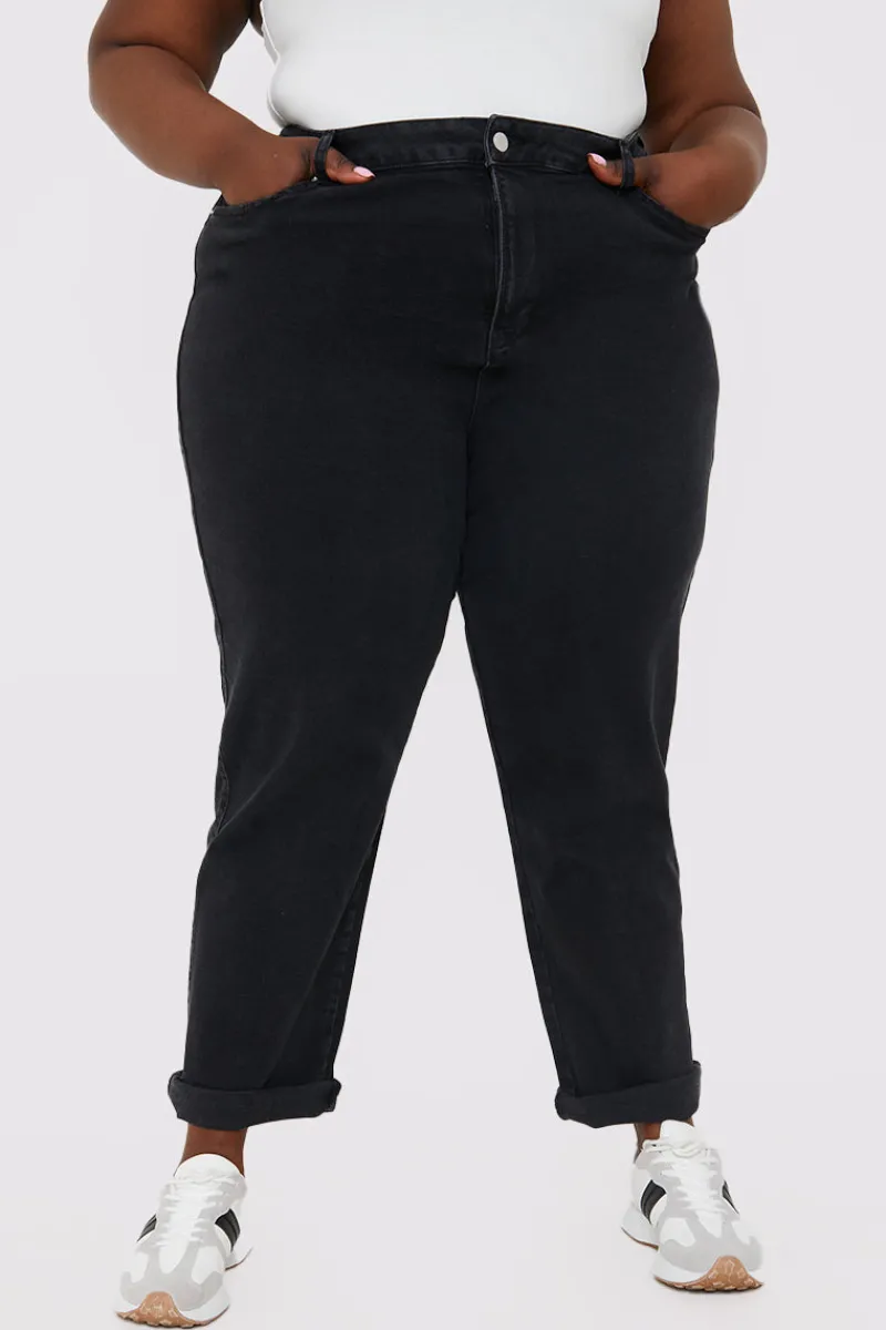 Stretch Mom Jeans|In The Style Discount