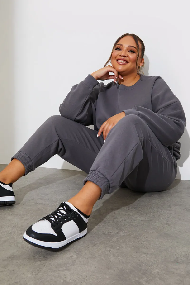 Sustainable Fleeceback Cuff Oversized Joggers|Fits Best