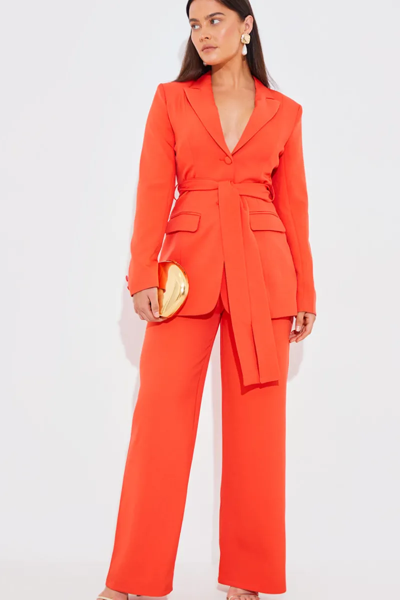 Tailored Belted Blazer|In The Style New