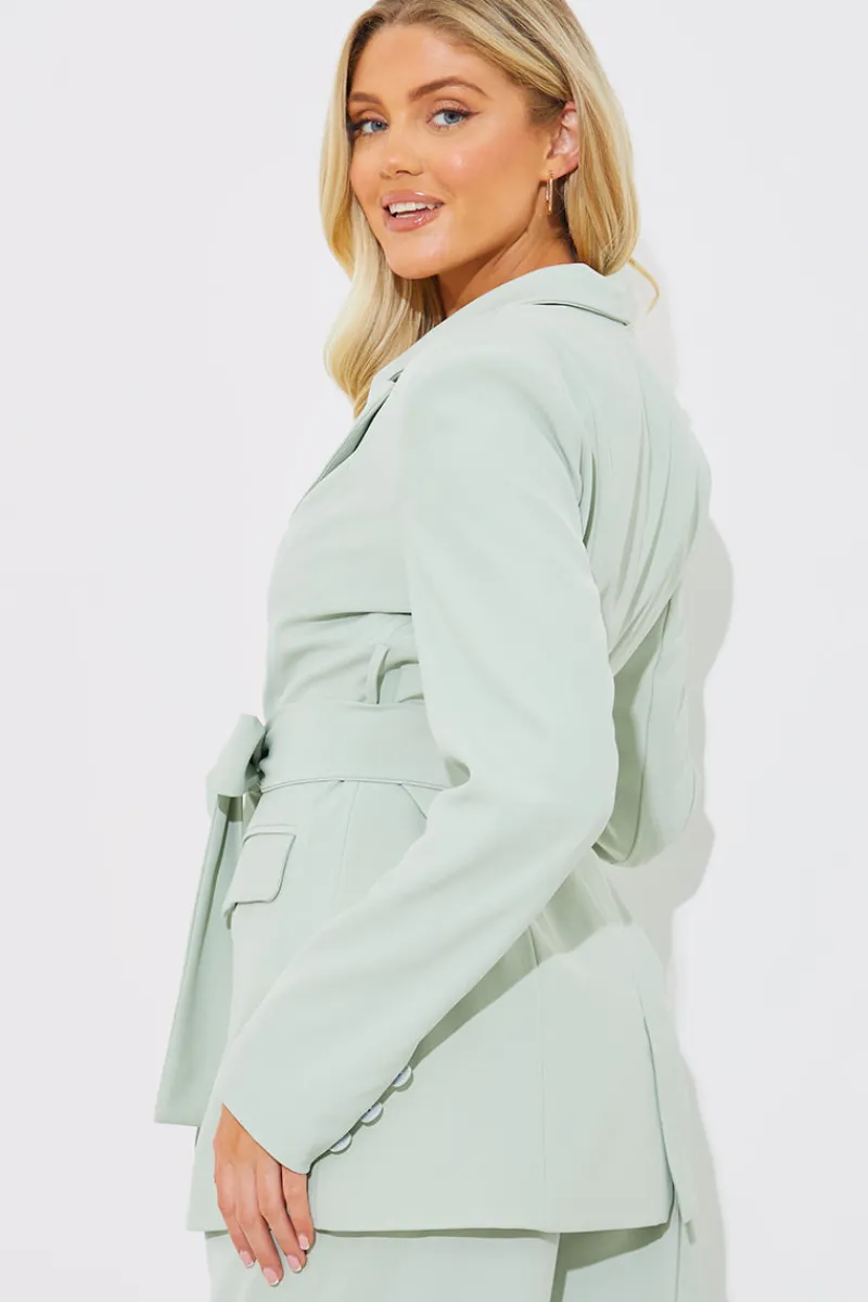 Tailored Belted Co-Ord Blazer|In the Style Discount