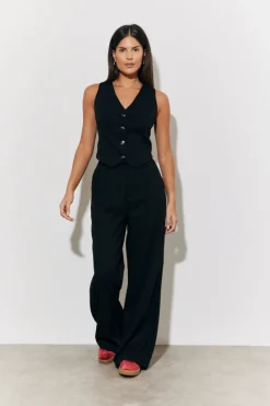 Tailored Button Through Waistcoat|In The Style Sale