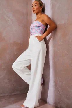 Tailored Wide Leg Trousers|In the Style Hot
