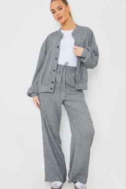 Textured Bomber Jacket|In the Style Outlet