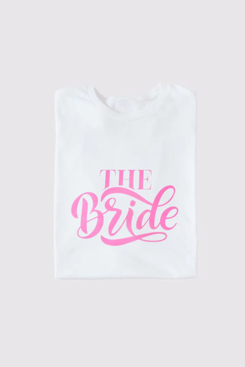 The Bride Slogan T-Shirt|In The Style New