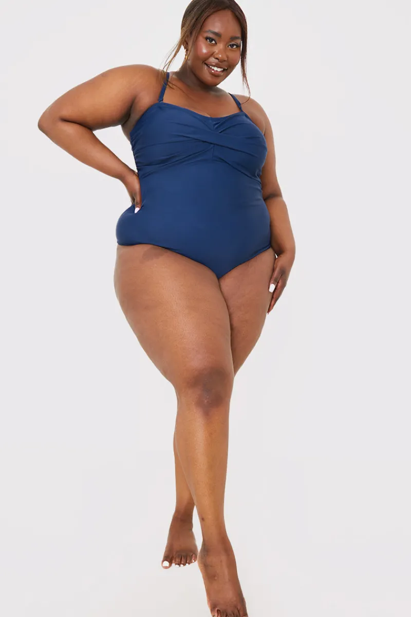 Twist Bust Swimsuit|In the Style Online