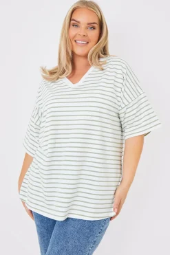 V Neck Oversized T-Shirt|In the Style Hot