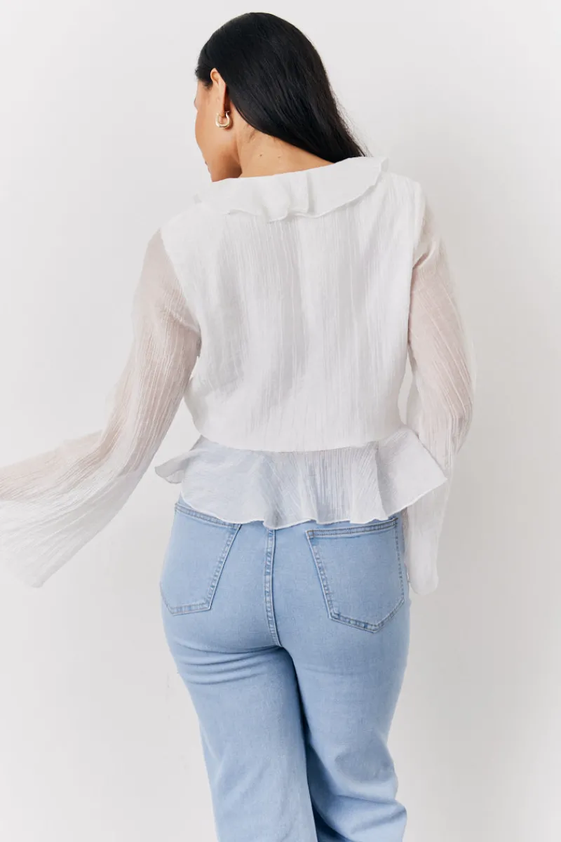Chiffon Frill Blouse|In the Style New