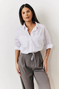 Oversized Poplin Shirt|In The Style Best