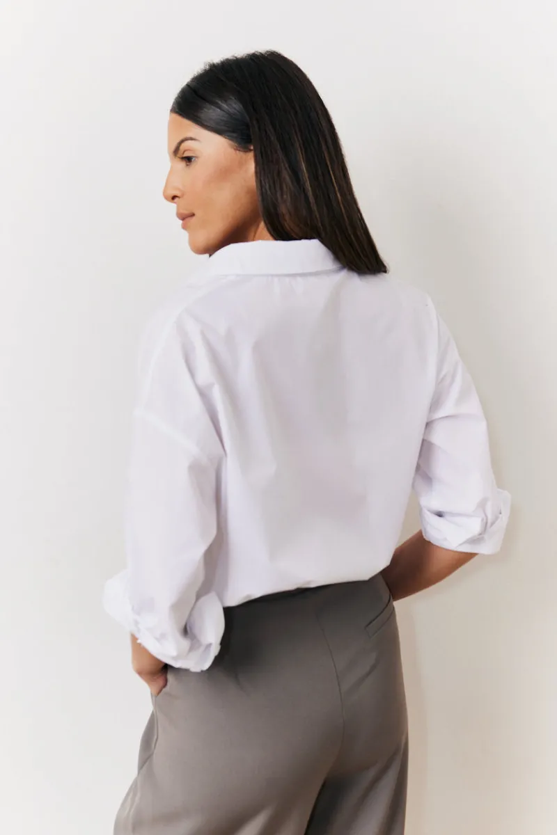 Oversized Poplin Shirt|In The Style Best