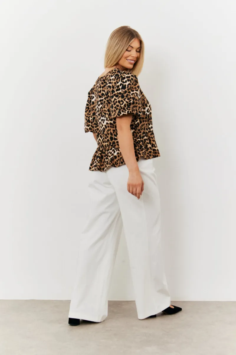 Wide Leg Tailored Trouser|In The Style Sale