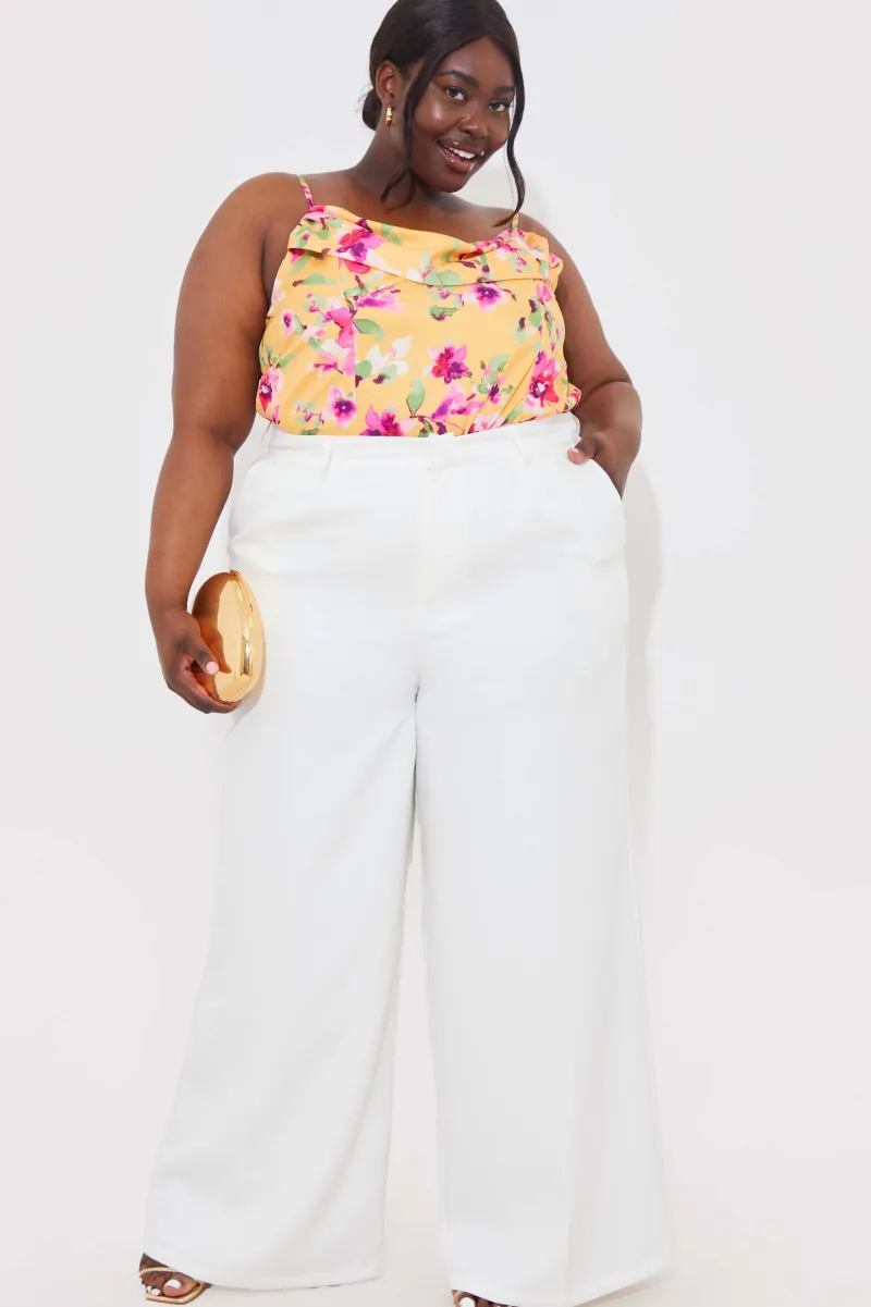 Wide Leg Tailored Trousers|In the Style New