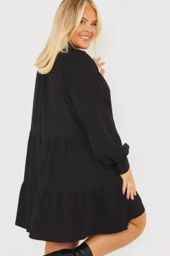 Wrap Front Smock Dress|In the Style Best