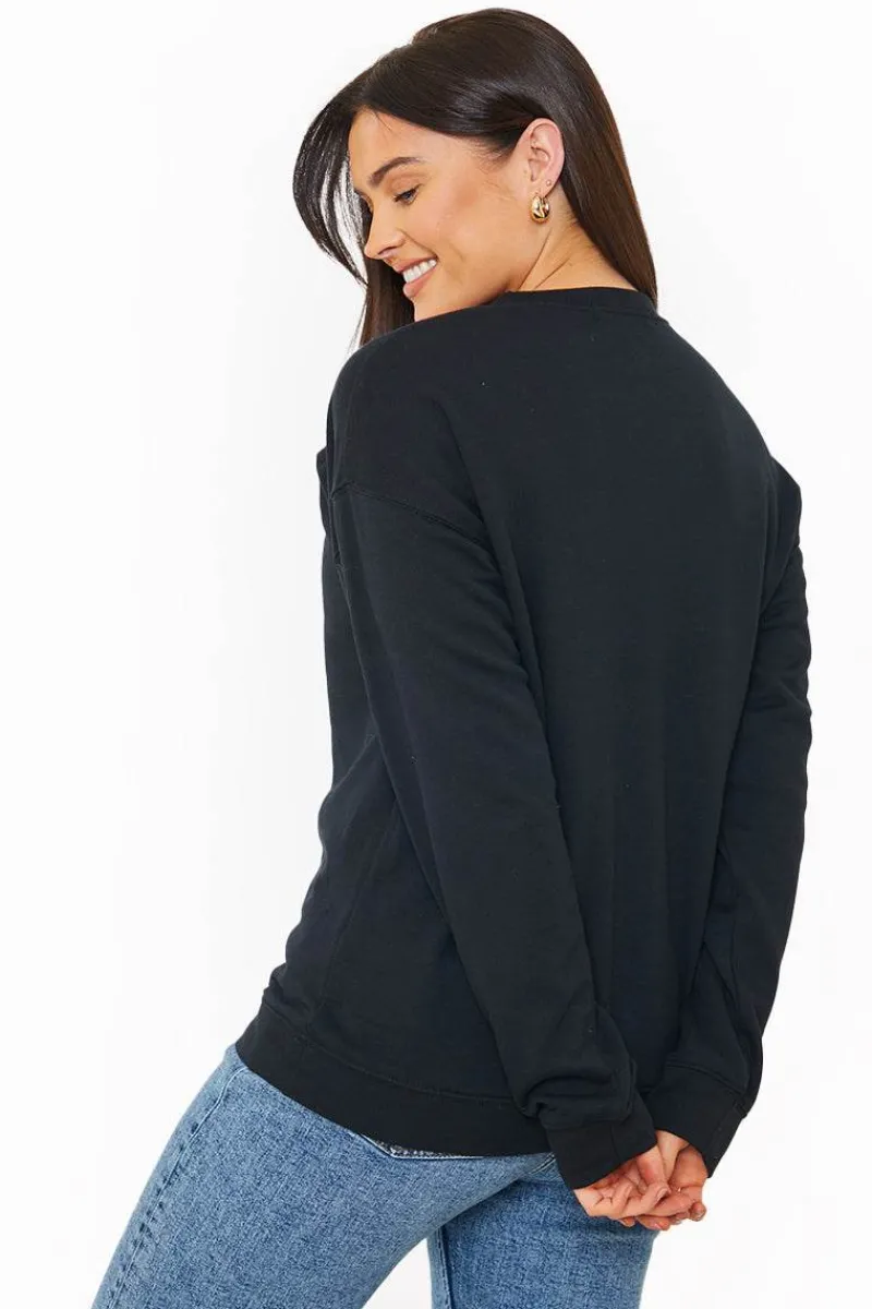 YES, AND?' PRINTED SWEATSHIRT|In The Style